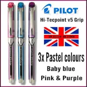 Pilot V5 Hi-Tecpoint Liquid Ink 0.5 Rollerball Pens PASTIL SHADES ( PACK OF 3 )