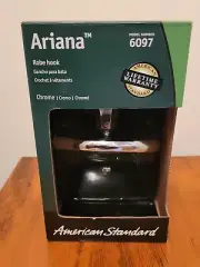 American Standard Robe Hook Ariana Chrome Model 6097~New in Sealed Box 2004-5