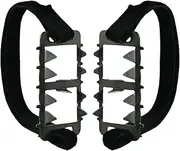 [Generic] Snow Spikes for Shoes - Snow Spike Non Slip Ice Gripper,2X Ice Cleats for Shoes and Boots, Snow Ice Winter Walking Boots Cleats for Winter Hiking Climbing
