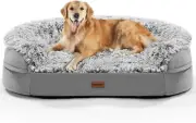 3.7 Inch Thickened Orthopedic Dog Beds for Extra Large Dogs, Supportive Dog Sofa