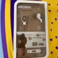 在飛比找蝦皮購物優惠-BROWN耳機🎧（熊大款）