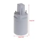 G24 to E27 Socket Base Screw LED Lamp Halogen Light Bulb Adapter Converter