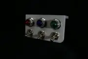 Gauge Panel Bezel Sandblasted Aluminum On Off 3 Free Lights & Toggle Switches