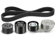 Accessory Drive Belt Kit For 2013 Volvo VNM 10.8L 6 Cyl Turbocharged MZ933PG (for: Volvo)