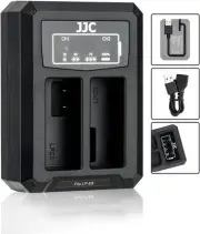 LP-E8 Battery Charger USB Dual Slots for Canon EOS 700D 650D 600D 550D Rebel T5i