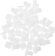 iplusmile 50pcs Car Bumper Retainer Clips Durable Plastic Fasteners for Secure Attachment Reliable Repairs Vehicles Essential Auto Clips for Bumper Fixing
