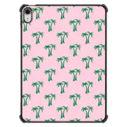 iPad Air 11-inch (M2/M3) iPad Impact Case Pink and Green Tropical Palm Trees Pattern