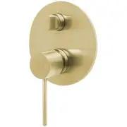 Phoenix Tapware Vivid Slimline Shower / Bath Diverter Mixer (Brushed Gold)