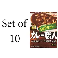 在飛比找DOKODEMO日本網路購物商城優惠-[DOKODEMO] 【10入組】固力果 咖哩職人 老舖西式