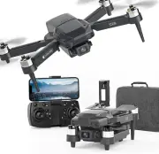 F198 Drone with 720P HD Camera, 90° Adjustable Lens, Foldable FPV Drone for Adul