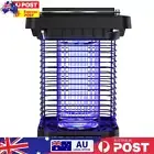 Solar Mosquito Zapper Lamp Blue Purple Light Portable for Indoor Outdoor Camping