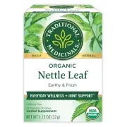Traditional Medicinals Organic Nettle Leaf Herbal Tea, Supports Joint Health & O
