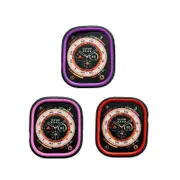 3 Pcs Bi-Color Silicone Protective Case Set for Apple Watch S8 Ultra-A