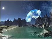 Dpaaoyer Landscape at Night Diamond Painter Decorates The Wall with Picture Home Hotel Office Decoration Gift