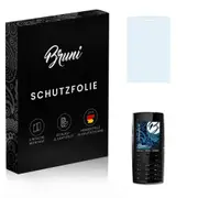Bruni 2x protective film compatible with Nokia X2-02 film clear