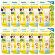 Isehan Kiss Me Mommy Kids UV Aqua Milk Sunscreen SPF50+/PA++++ Set of 10