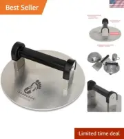 Bigfoot' Burger Smasher - Professional Grade Burger Press - Monster 8" Wide 3...