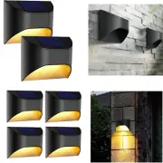 Outdoor Solar Fence Lights Decorative Waterproof Pathway Deck Eco-Friendly Light