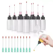 10 Pcs Needle Oiler (1 OZ), LDPE Oil Applicator, Precision Gun Oil Bottle With -