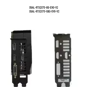 I/O IO shield for ASUS DUAL-RTX2070-8G-EVO-V2 Video Card Backplate Bracket Panel