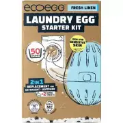 Ecoegg Laundry Egg Starter Kit, 50 Washes (Fresh Linen)