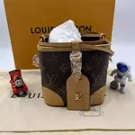 LOUIS VUITTON 路易威登 LV NOE PURSE 經典老花帆布 抽繩 束口 水桶包 斜背包 M57099