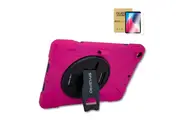 StylePro, combo, iPad 10th and 11th generation, shockproof case with screen protector, pink
