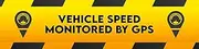 Vehicle Speed Monitored by GPS Car, Truck, Van Bumper Sticker Safety Fleet Magnet 12x3
