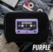 Notorious EDC “It’s All Good” Cassette Tape Patch - Purple