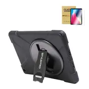 StylePro, combo, iPad 10th generation, 10.9” shockproof case + screen protector, black.