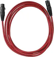 Milisten 3 Pin XLR Cable XLR Male to Female Microphone Audio Cord for Speaker Mic Advanced Noise Reduction Construction for Sound