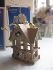 Hlmk Marjolein Bastin Natures Sketchbook Chickadee Goldfinch Birdfeeder Ornament