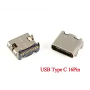 10pcs Type C USB 3.1 Connector Female 16Pin