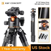 K&F Concept 70in Carbon Fiber Travel Tripod Lightweight Tripod 15kg Load fr DSLR