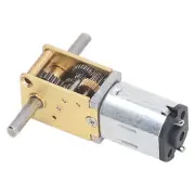 Double Shaft Worm Gear Motor Micro Brushed Reduction Motor 53RPM DC12V 1218‑N20