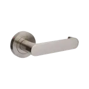 Zanda 165mm Brushed Nickel Duke Return Integrated Privacy Set