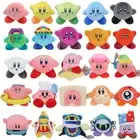 Kawaii Super Star Kirby Plush Toys Sword Bread Chef Kirby Soft Stuffed Doll Gift