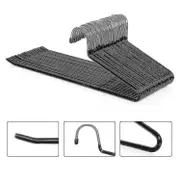 20 Packs Open Ended Pant Trousers Hanger Jeans Trouser Easy Slide Organiser Metal Hangers