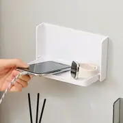 2Pcs Bathroom Shelf Organizer Wall Mounted Storage Rack Shower Shelf Bath Holder