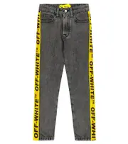 [Off-White Kids] Off-White Kids Logo straight jeans Y 10 grey