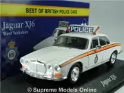 JAGUAR XJ6 MODEL CAR POLICE WEST YORKSHIRE 1:43 SCALE CORGI VANGUARDS ATLAS K8