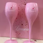 CHAMPAGNE WITH 2 PINK GLASS FLUTE GIFT SET