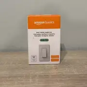NEW SEALED Amazon Basics Single Pole Smart Switch WORKS w/ ALEXA White