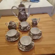 Alfred Meakin Staffordshire England Tea Set