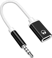 3.5mm Female Headphone Jack Adapter, 3.5mm Jack Converter, Type-C Converter Earphone Adapter, Earphone Audio Adapter Cable, 3.5mm Male to Type-C for Watching Multimedia Content