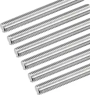 uxcell Fully Threaded Rod M12 x 180mm 1.75mm Thread Pitch 304 Stainless Steel Right Hand Threaded Rods Bar Studs 6 Pack