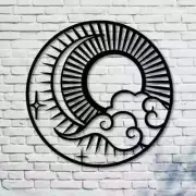 Sun Moon And Stars Metal Wall Art Patio Decor Large Outdoor Wall Art Garden Gift