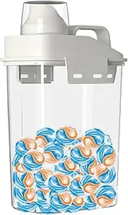 Laundry Bleach Dispenser Detergent Dispenser Reusable Laundry Pod Storage Holder | Fabric Softener Dispenser, Enhanced Bead Dispenser