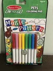 Melissa & Doug Magic Pattern Pets Marker Coloring Pad On The Go Travel