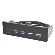 10X(5.25 inch Usb3.1 Gen2 Front Panel Usb Hub 2 Ports Usb3.0+2 Ports Usb24387